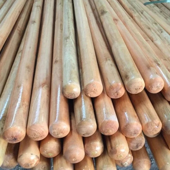 Varnished Broom Stick