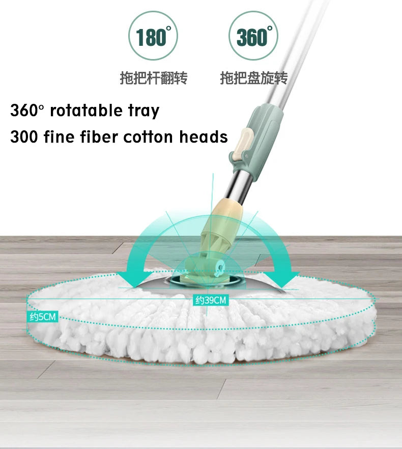 Spin Mop And Bucket Set