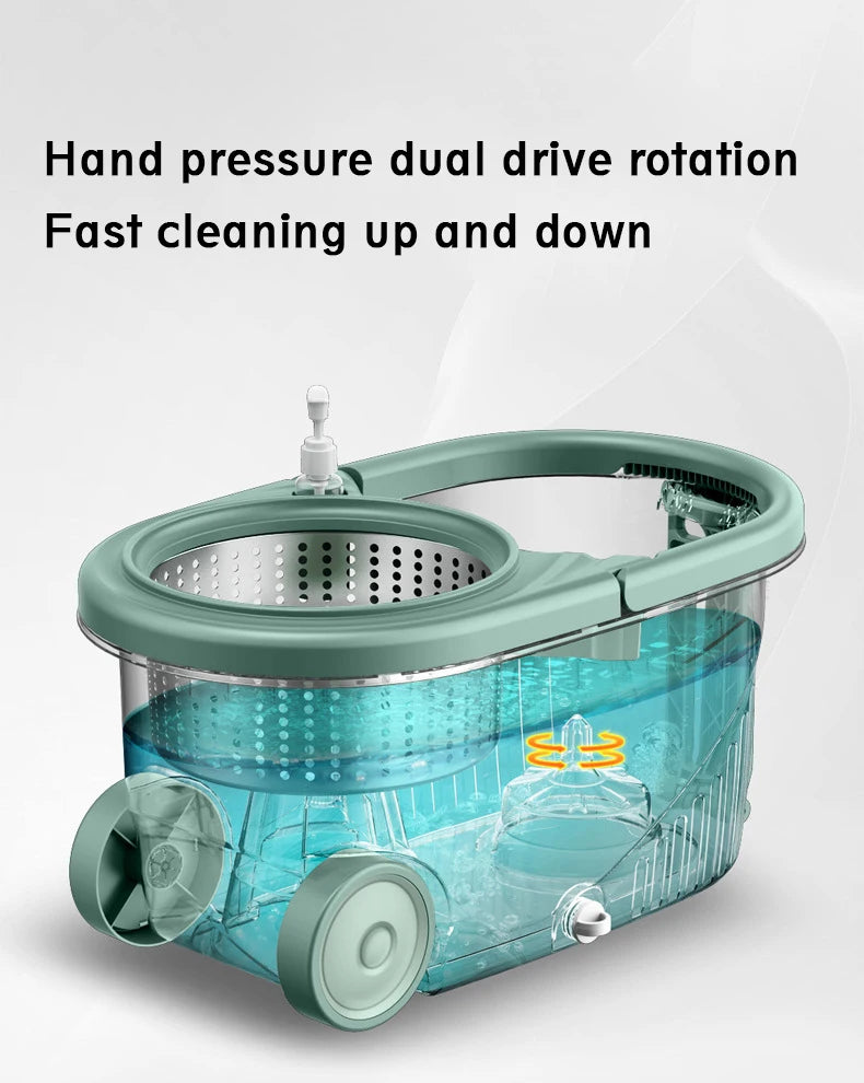 Spin Mop And Bucket Set