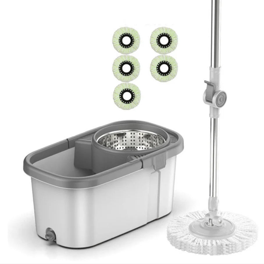 Spin mop and bucket set