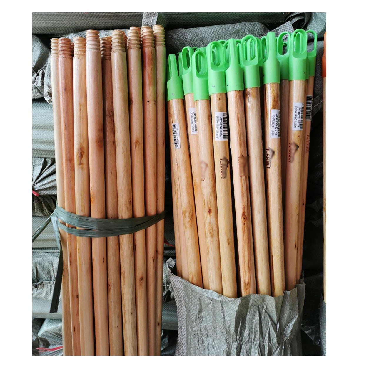 Varnished Broom Stick