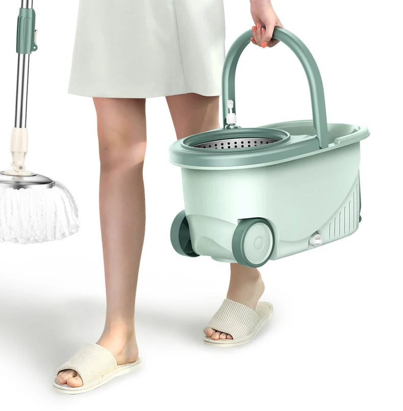 Spin Mop And Bucket Set