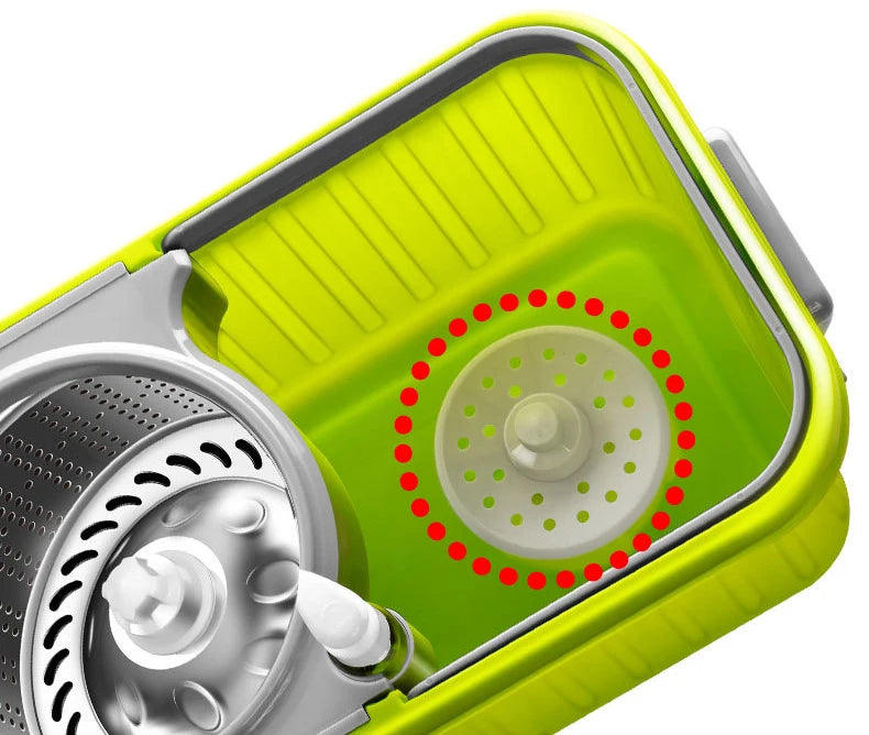 Spin mop and bucket set