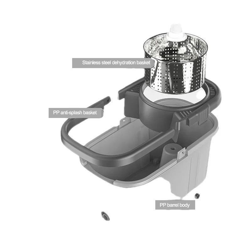 Spin mop and bucket set