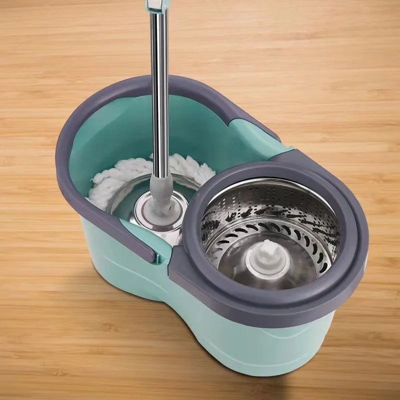 Spin mop and bucket set