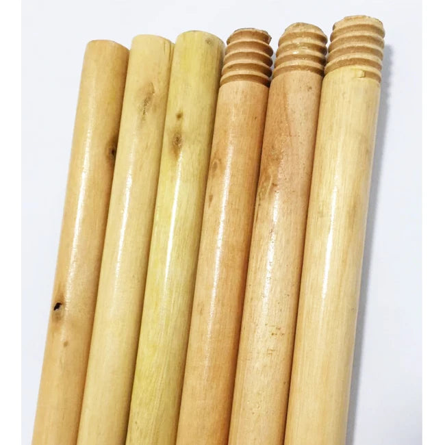 Varnished broom stick