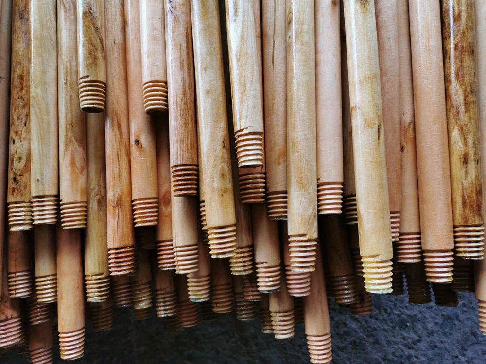 Varnished Broom Stick